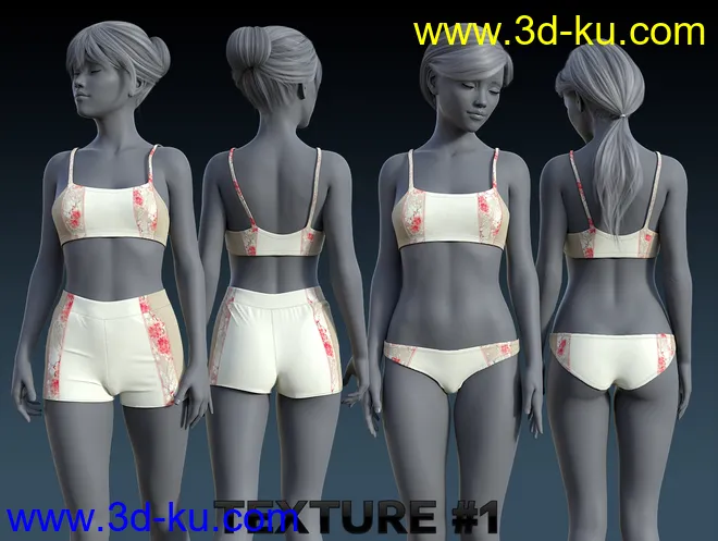 Hiatus Outfit for Genesis 8 Female(s)模型的图片3