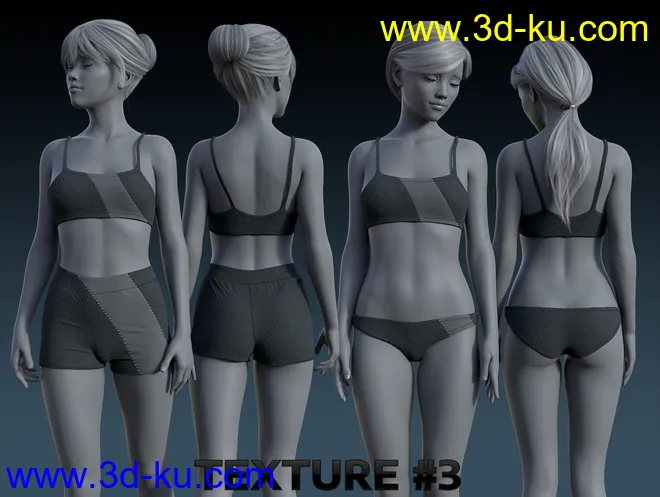 Hiatus Outfit for Genesis 8 Female(s)模型的图片5