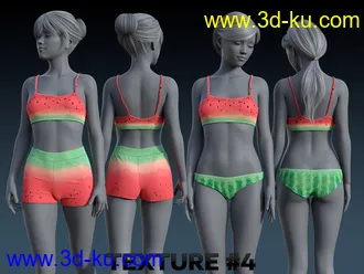 3D打印模型Hiatus Outfit for Genesis 8 Female(s)的图片