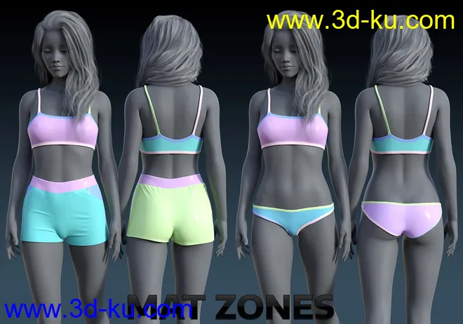 Hiatus Outfit for Genesis 8 Female(s)模型的图片9