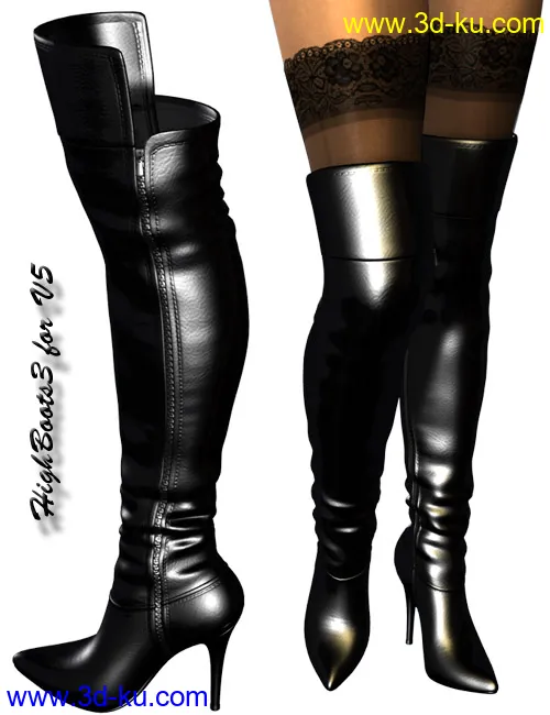High Boots 3 For V5模型的图片2