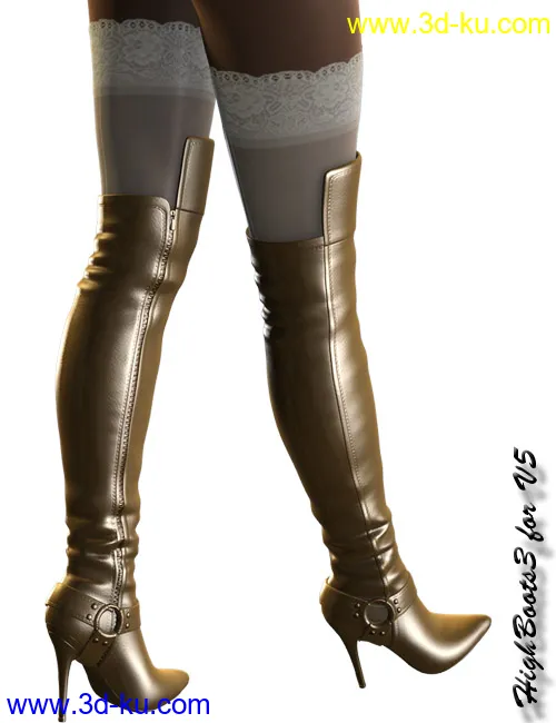 High Boots 3 For V5模型的图片4