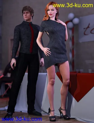 3D打印模型High Rise Party Dress Textures的图片