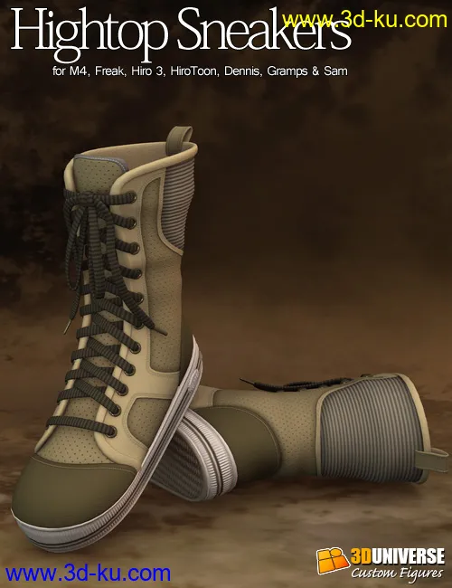 Hightop Sneakers Guys模型的图片3