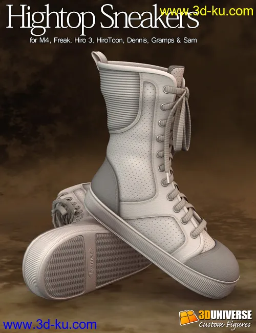 Hightop Sneakers Guys模型的图片4