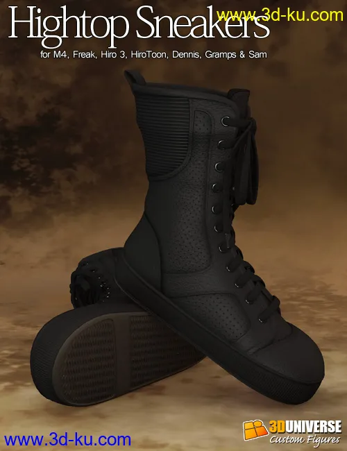 Hightop Sneakers Guys模型的图片5