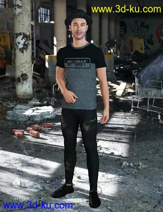 3D打印模型Hipster Outfit Textures的图片