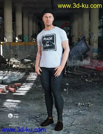 3D打印模型Hipster Outfit Textures的图片