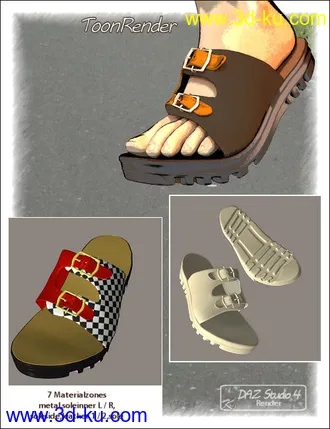 3D打印模型HomeslipperZZ for Genesis的图片