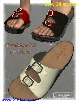 3D打印模型HomeslipperZZ for Genesis的图片