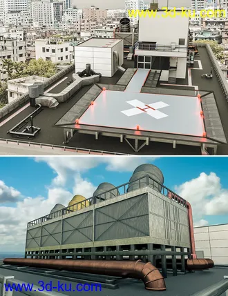 3D打印模型Hospital Helipad的图片