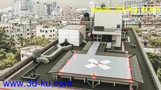 3D打印模型Hospital Helipad的图片