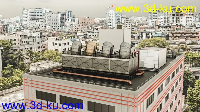 Hospital Helipad模型的图片3