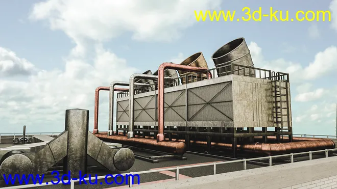 Hospital Helipad模型的图片5