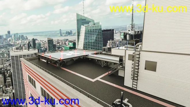 Hospital Helipad模型的图片6