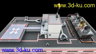3D打印模型Hospital Helipad的图片
