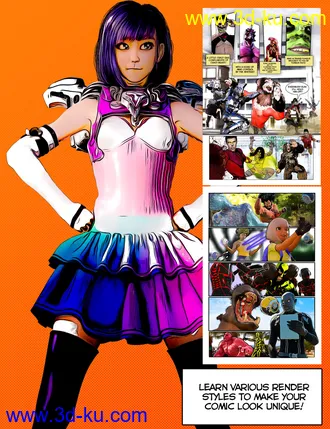 3D打印模型How to Make Your Own Comic的图片