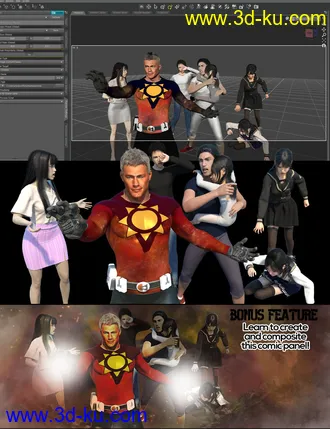 3D打印模型How to Make Your Own Comic的图片