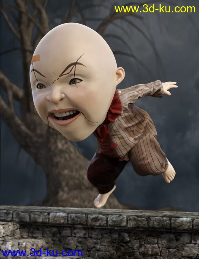 Humpty for Genesis 8 Male模型的图片2