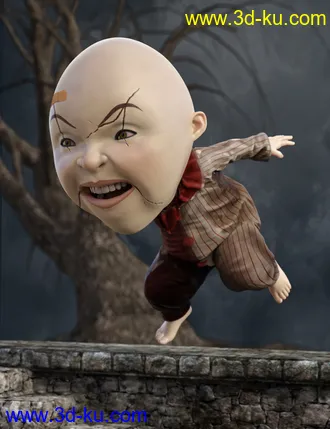 3D打印模型Humpty for Genesis 8 Male的图片