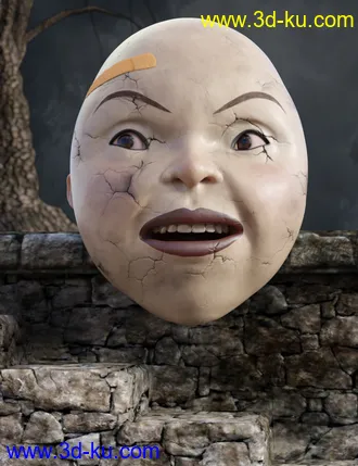 3D打印模型Humpty for Genesis 8 Male的图片