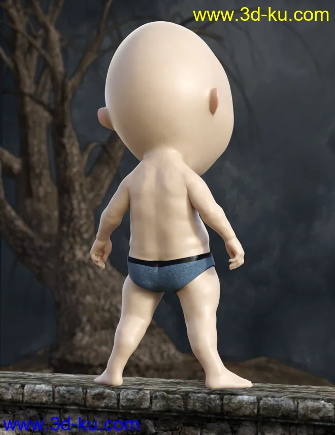 Humpty for Genesis 8 Male模型的图片4