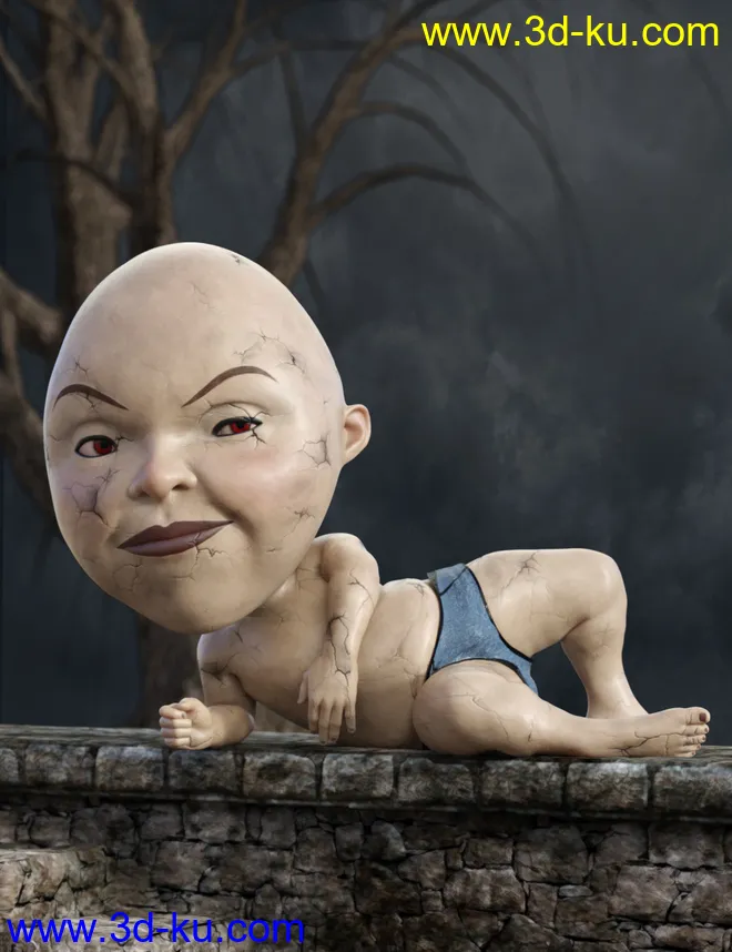 Humpty for Genesis 8 Male模型的图片6