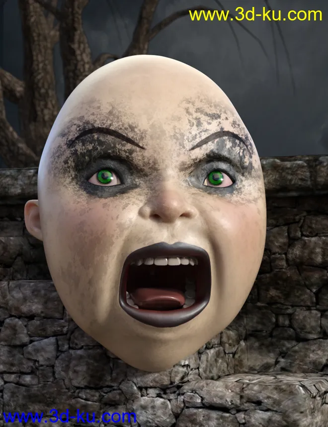 Humpty for Genesis 8 Male模型的图片7