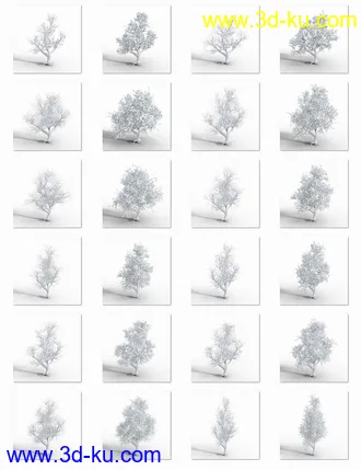 3D打印模型Hybrid Trees Collection的图片