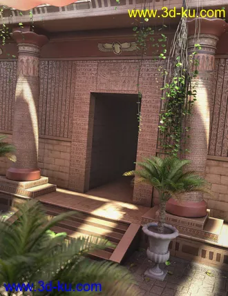 3D打印模型Hypostyle Hallway的图片