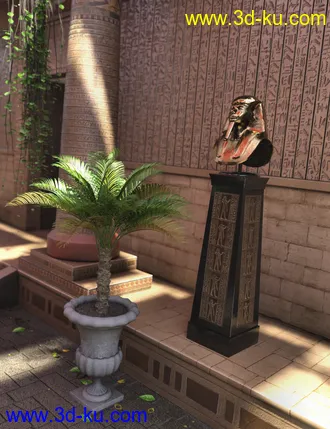 3D打印模型Hypostyle Hallway的图片