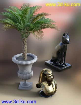 3D打印模型Hypostyle Hallway的图片