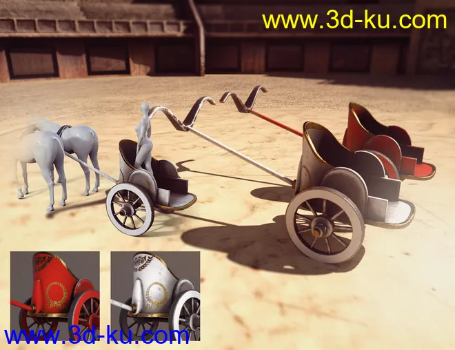 i13 Greek Chariot模型的图片2