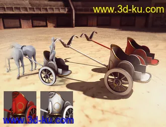 3D打印模型i13 Greek Chariot的图片