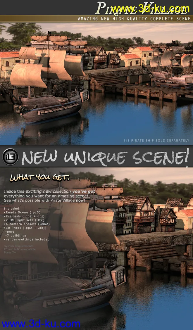 i13 Pirate Village模型的图片1