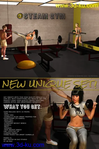 3D打印模型i13 STEAM gym的图片