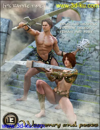 3D打印模型i13 WEAPONRY and Poses的图片