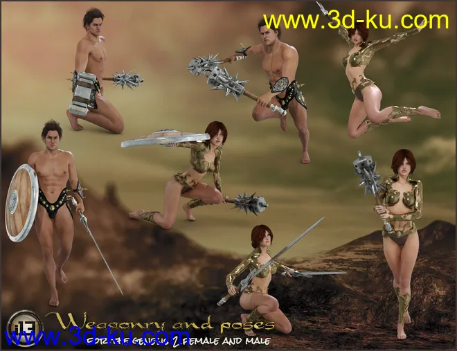 i13 WEAPONRY and Poses模型的图片3