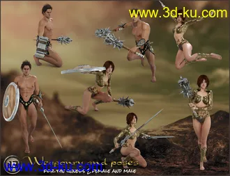 3D打印模型i13 WEAPONRY and Poses的图片