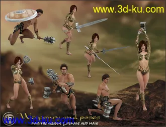 3D打印模型i13 WEAPONRY and Poses的图片