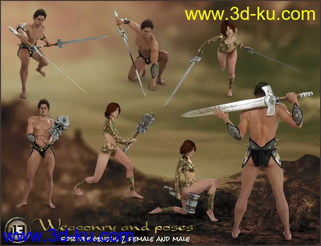 i13 WEAPONRY and Poses模型的图片6