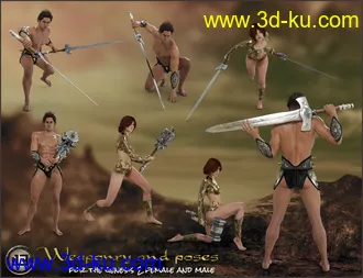 3D打印模型i13 WEAPONRY and Poses的图片