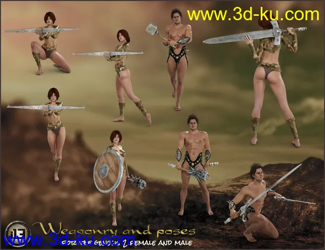 i13 WEAPONRY and Poses模型的图片7