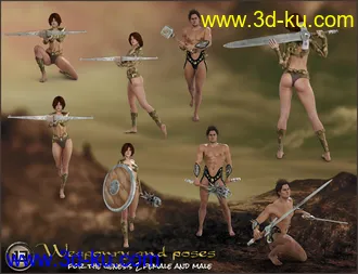 3D打印模型i13 WEAPONRY and Poses的图片