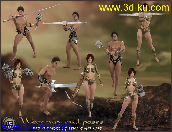 i13 WEAPONRY and Poses模型的图片8