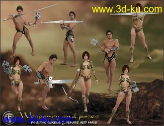 3D打印模型i13 WEAPONRY and Poses的图片