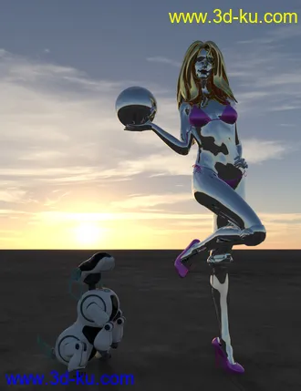 3D打印模型IBL Skies - Horse Tails的图片