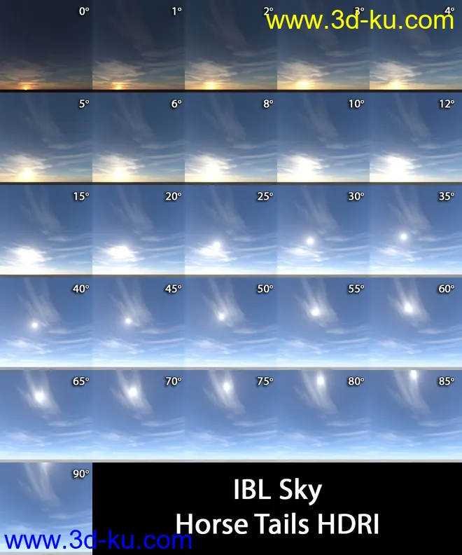 IBL Skies - Horse Tails模型的图片2