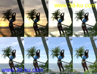 3D打印模型IBL Skies - Horse Tails的图片