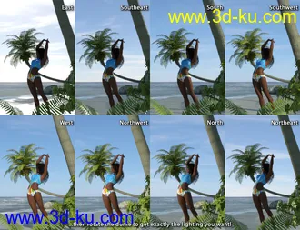 3D打印模型IBL Skies - Horse Tails的图片